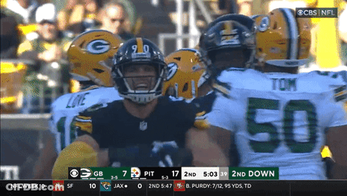 Green Bay Packers Football Player Number 50 GIF