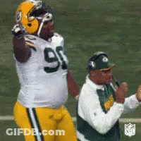 Green Bay Packers Football Player Number 96 GIF