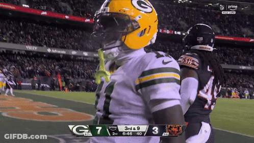 Green Bay Packers Football Player On Field GIF