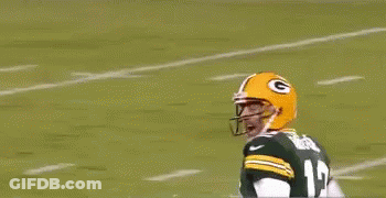 Green Bay Packers Player Celebrating Touchdown GIF
