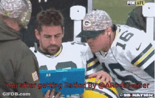 Green Bay Packers Player Number 16 GIF