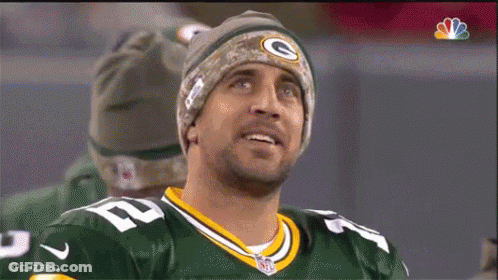 Green Bay Packers Player Smiling In Beanie GIF