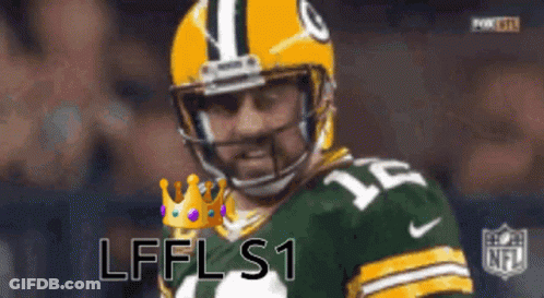 Green Bay Packers Player With Crown Saying LFL S1 GIF
