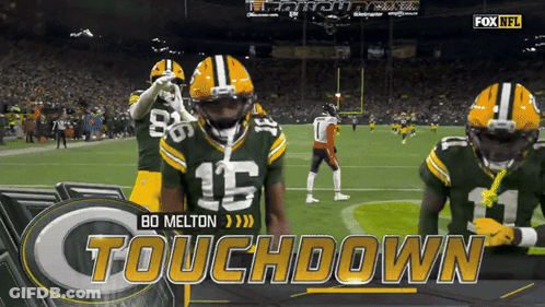 Green Bay Packers Playing Against Chicago Bears GIF