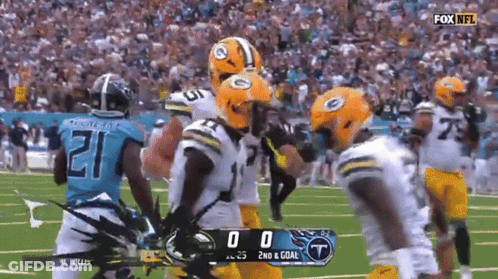 Green Bay Packers Playing Titans GIF