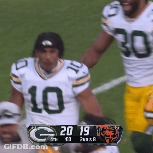 Green Bay Packers Vs Bears 20-19 GIF