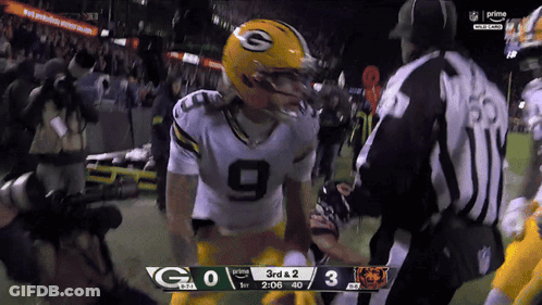 Green Bay Packers Vs Buffalo Bills Football Game GIF
