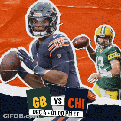 Green Bay Packers Vs Chicago Bears Football Ad GIF