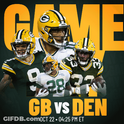 Green Bay Packers Vs Denver Broncos Oct 22 GIF