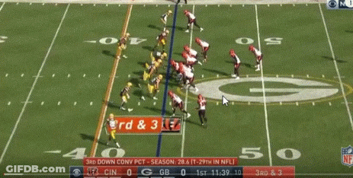 Green Bay Packers Vs Washington Redskins Football Game GIF