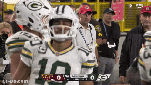 Green Bay Packers Vs Washington Redskins NFL Game GIF
