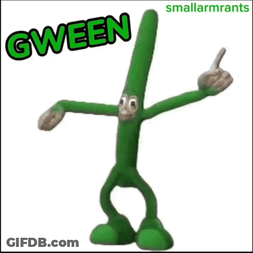 Green Bean Saying Gwaen Bean Whatchu Meeaaaaan GIF
