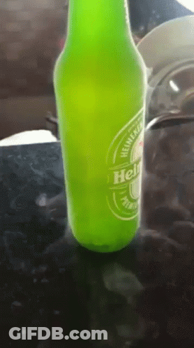 Green Bottle Of Heineken GIF