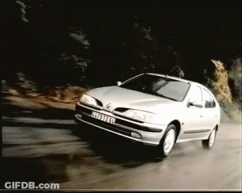 Green Car License Plate RXP Fougeo GIF