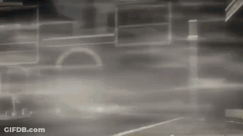Green Car With Gran Storia Text GIF