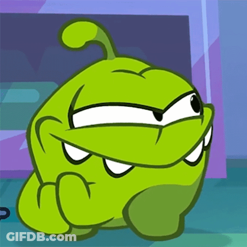 Green Cartoon Character Giving Middle Finger GIF