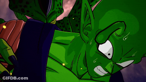 Green Cartoon Character Holding Cell Looking GIF