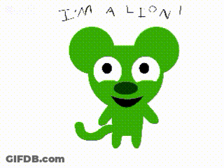 Green Cartoon Character Saying Yeah GIF