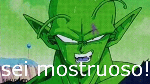 Green Cartoon Character Sei Mostruoso GIF