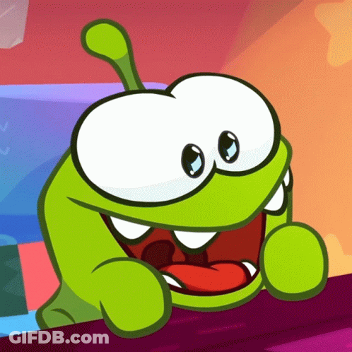 Green Cartoon Character With Red Tongue GIF