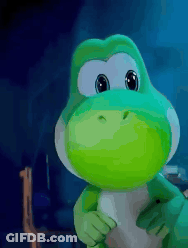 Green Cartoon Character GIF