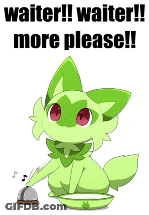 Green Cat Holding Bell Waiter Please GIF