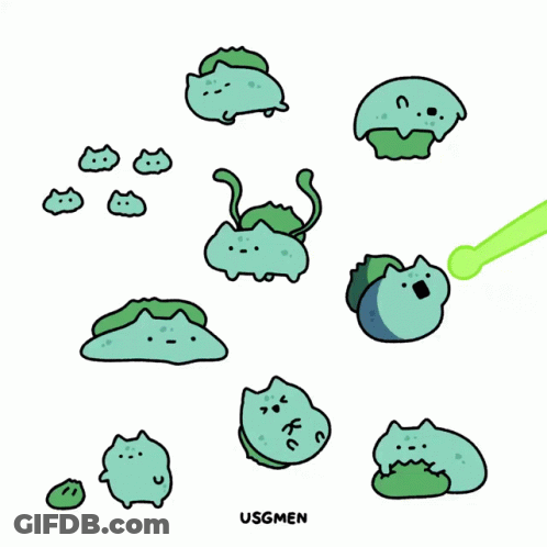 Green Cats Usgmen GIF