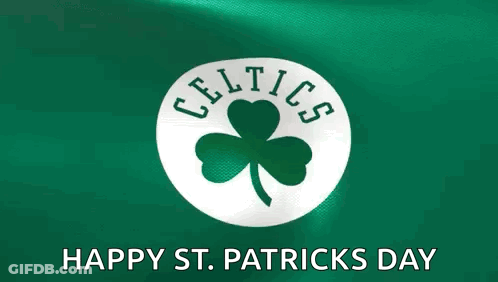 Green Celtics Logo Happy St. Patrick's Day GIF