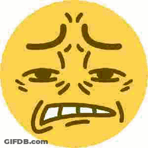 Green Circle Sad Face GIF