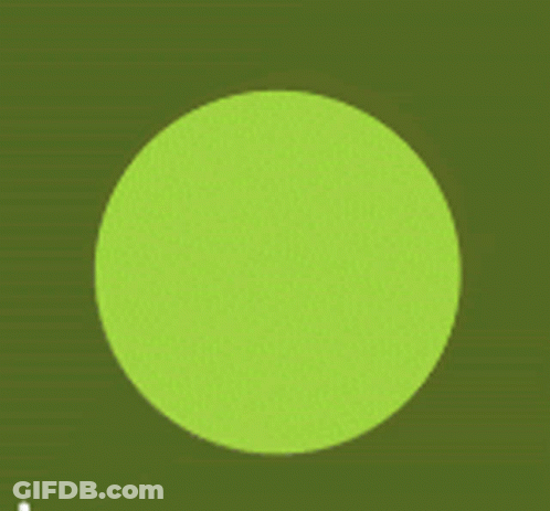 Green Circle With Dragonfly GIF