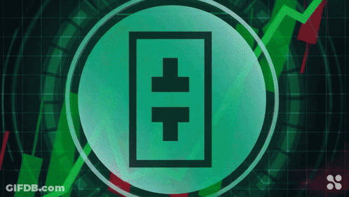Green Circle With Letter T GIF