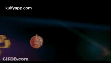 Green Circle With Red Rim And Kulfyapp.com GIF