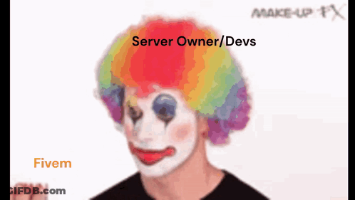 Green Clown Rainbow Hat Red Nose GIF