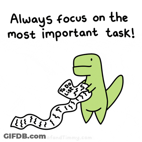 Green Dancing Dino Check List GIF