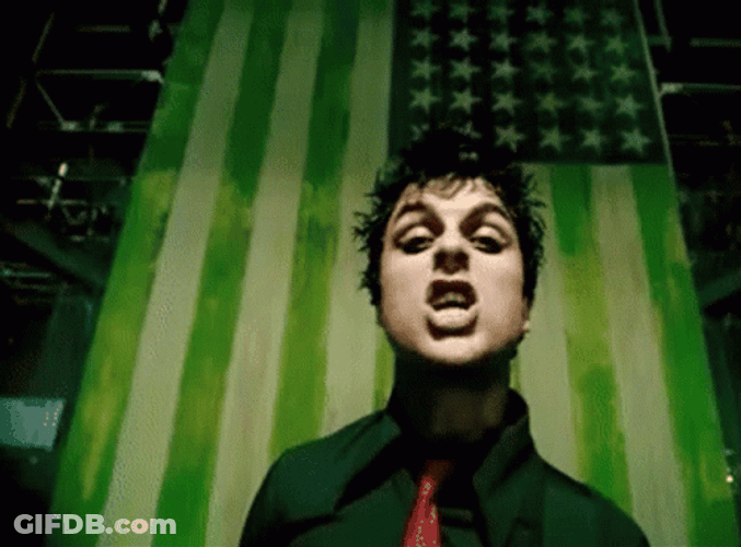Green Day American Idiot GIF