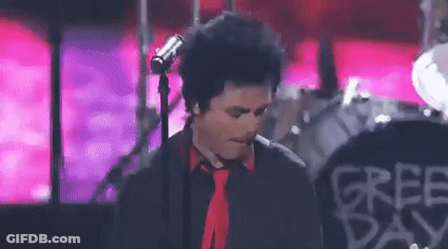 Green Day American Music Awards 2016 GIF