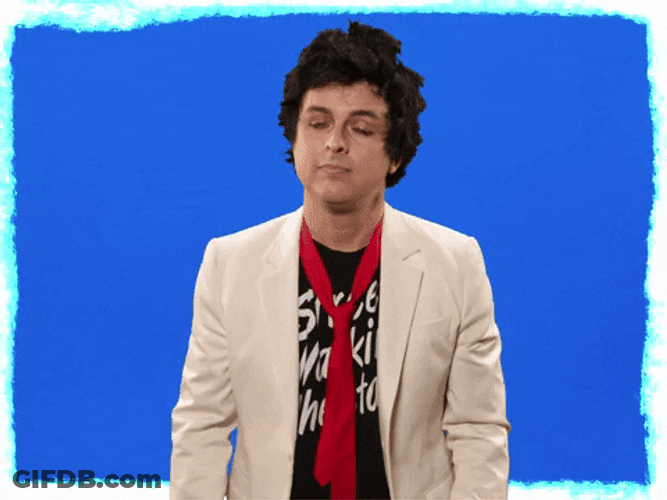 Green Day Billie Joe Angel Face GIF