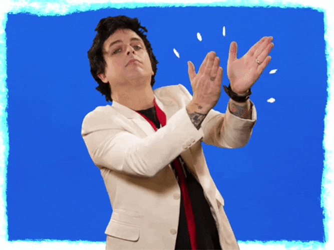 Green Day Billie Joe Armstrong Clap GIF