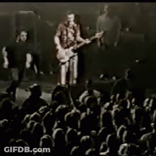 Green Day Billie Joe Audience Fail GIF