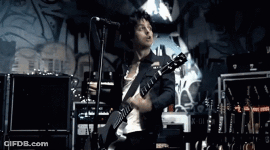 Green Day Billie Joe Emo Punk GIF