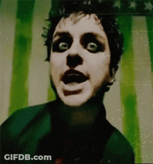 Green Day Billie Joe Rock Musician GIF