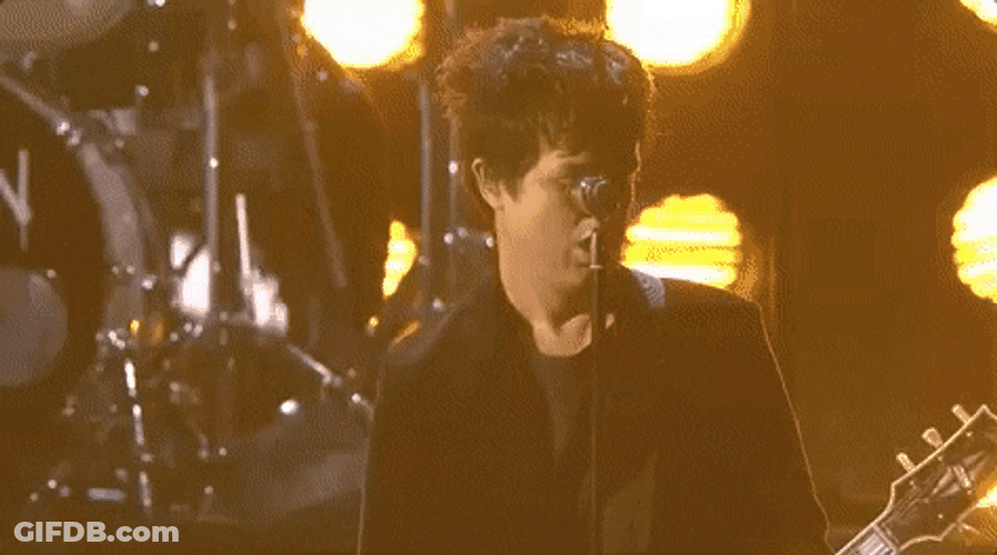 Green Day Billie Joe Rock GIF