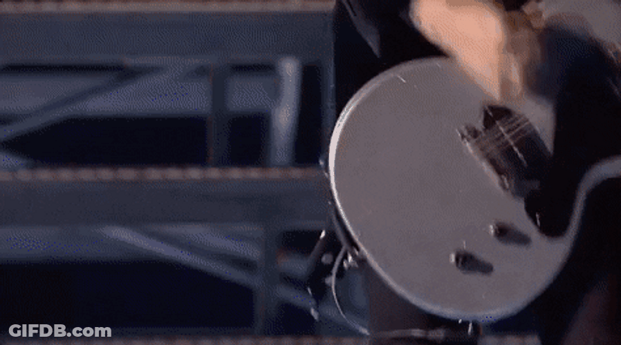 Green Day Electric Guitar GIF