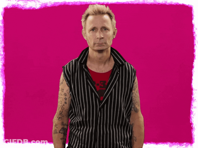 Green Day Mike Dirnt Facepalm GIF