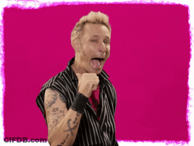 Green Day Mike Dirnt Thumbs Up GIF