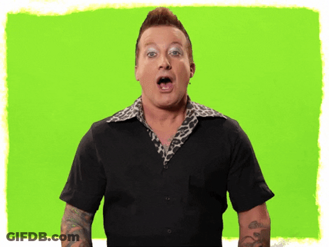 Green Day Tré Cool Thank You GIF