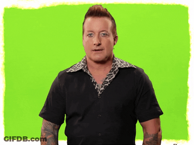 Green Day Tré Cool Yes Reaction GIF