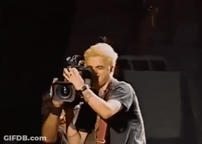 Green Day Video Filming GIF