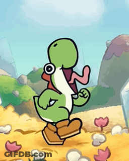 Green Dinosaur Walking In Field GIF