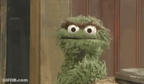 Green Dragon Puppet Saying Boy What A Grouch GIF